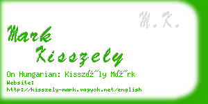 mark kisszely business card